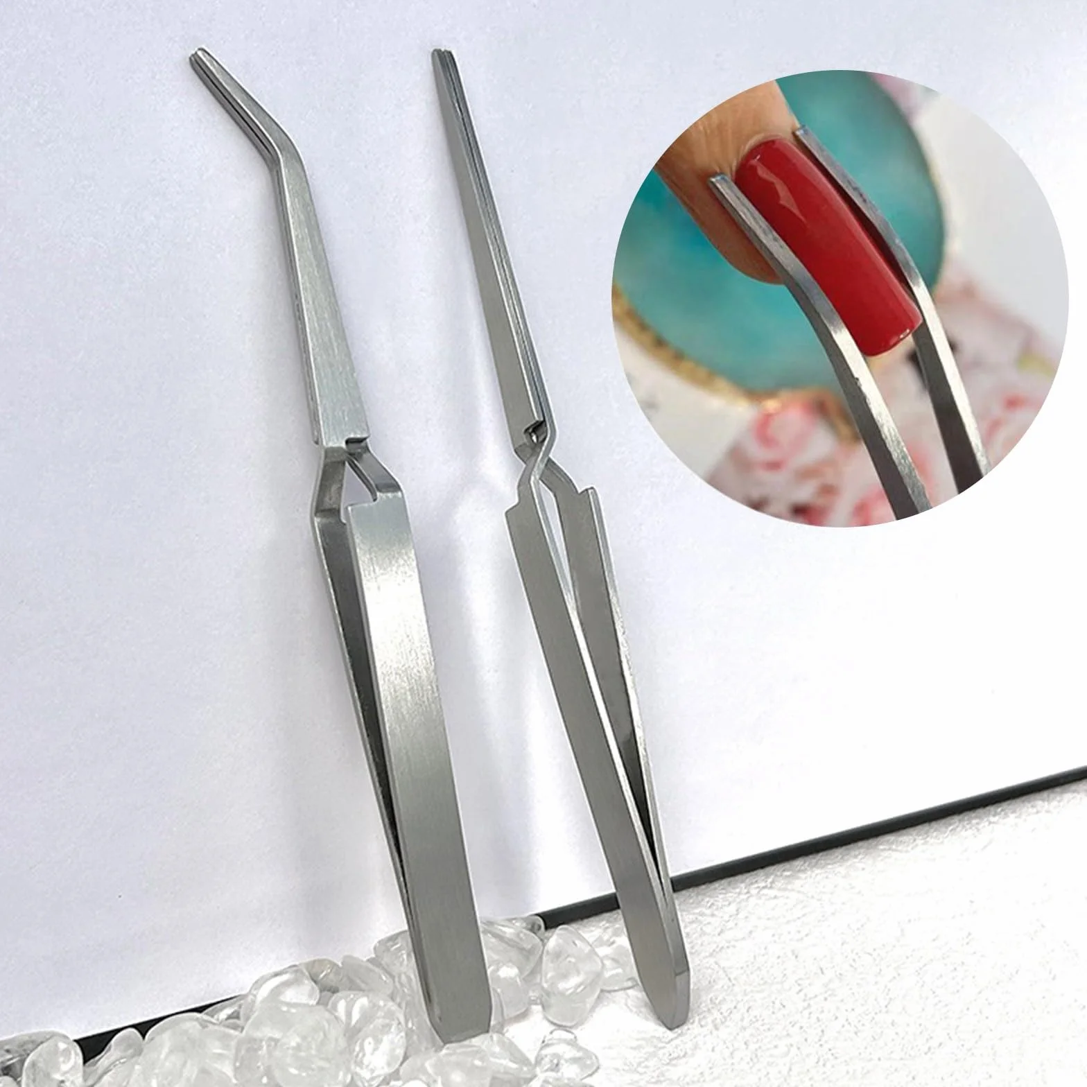 Pince à Pincher pour Ongle, Acier Inox, Multi-usage, Outils à Ongles