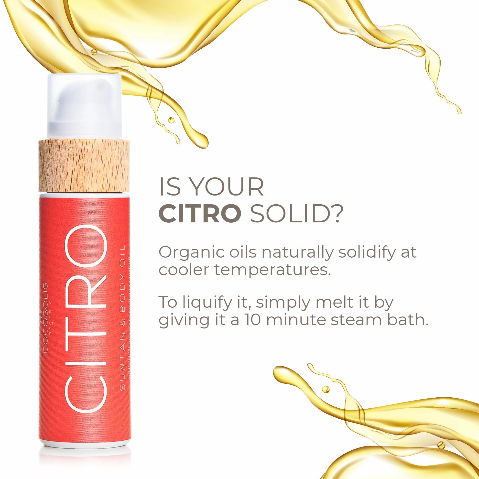 COCOSOLIS Citro Huile bronzante Bio 110 ml