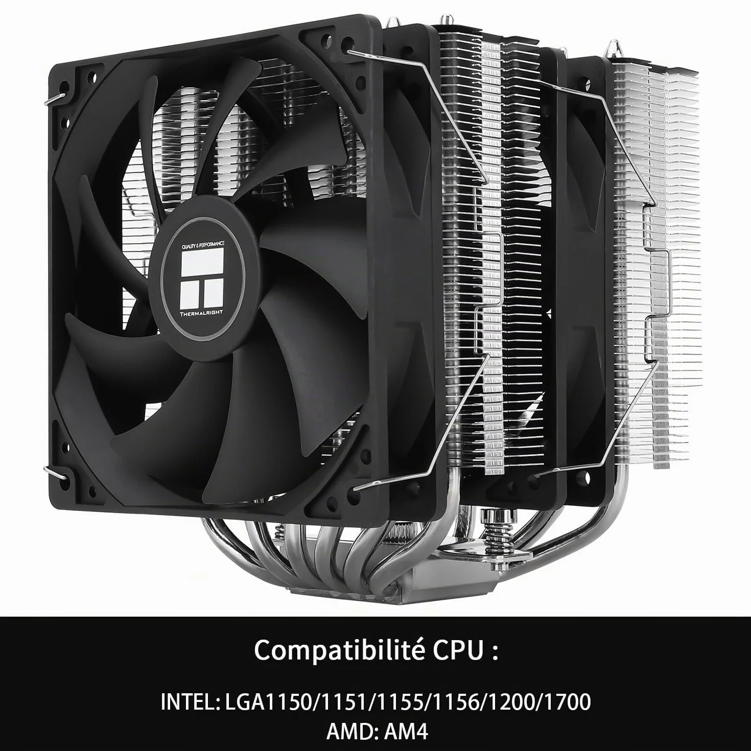 Thermalright Peerless Assassin 120 SE PA120 SE refroidisseur CPU double ventilateur TL-C12C PWM 6 caloducs AGHP AMD AM5 Intel 1700