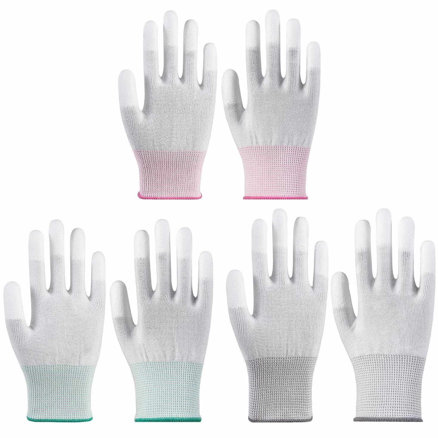 Gants Anti-Brûlure Résistants à la Chaleur pour Coiffage, Fer à Friser et Outils de Coiffage - 3 Paires