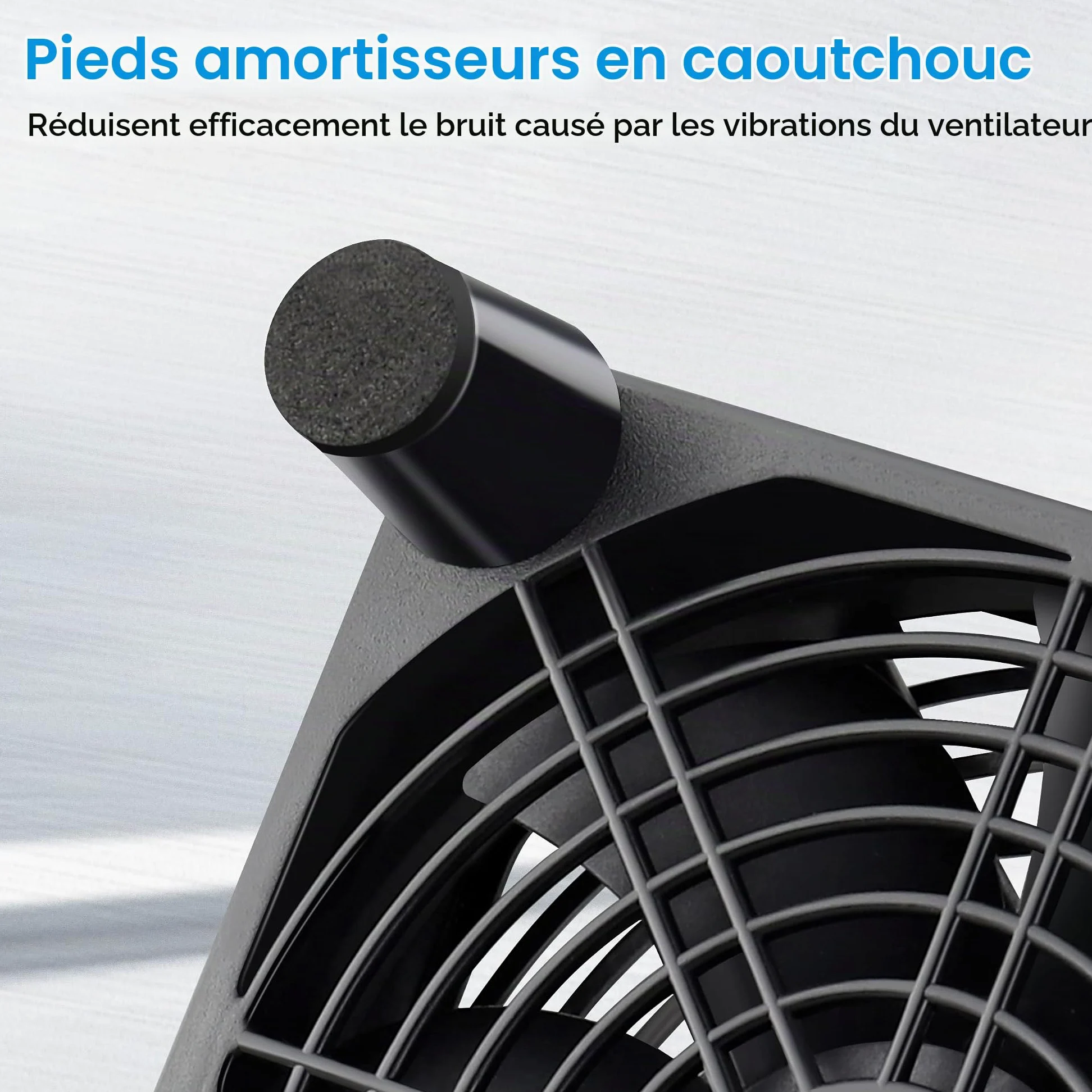 GDSTIME Ventilateur PC 120mm 220V Ventilateur 230V 4 x 120mm Fan 220V à haut débit d'air avec 4V -12V Contrôleur de Vitesse Réglable pour Routeur Laptop Meuble Boîte TV