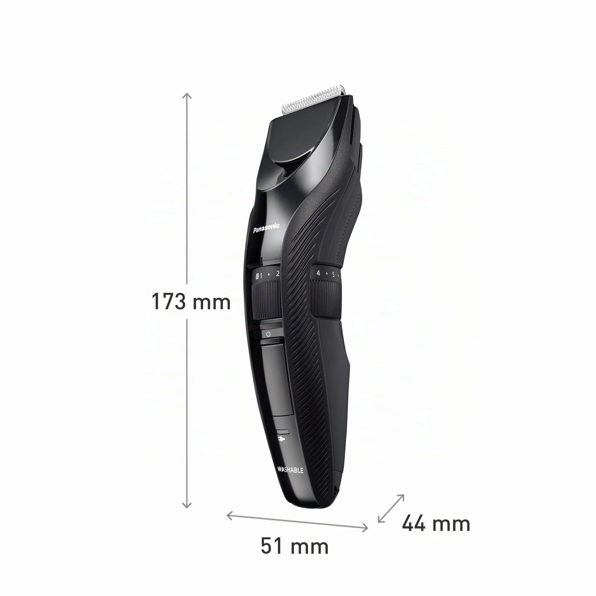 Panasonic ER-GC53-K503 Tondeuse à Cheveux Hommes Sans Fil Étanche 19 Réglages Longueur Noir