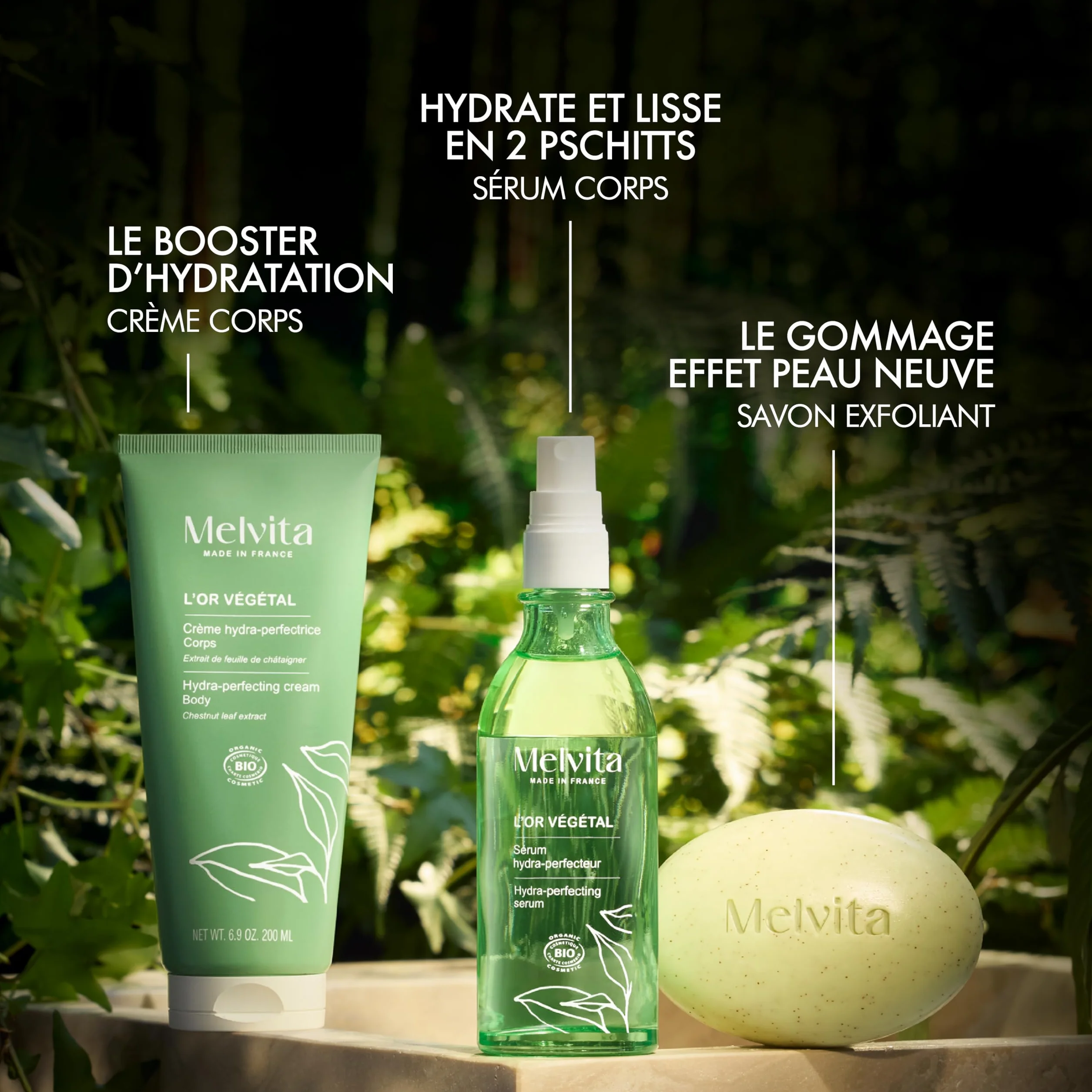 Melvita Savon Exfoliant Lissant Or Végétal 125 g