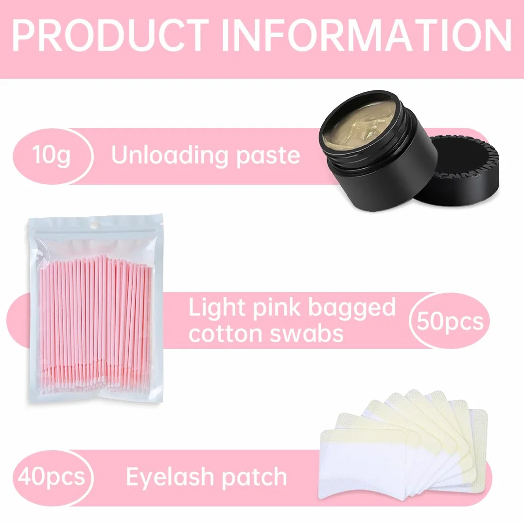 Crème Remover Cils Extension 10g Dissolvant Retirer Extension Cils Peaux Sensibles