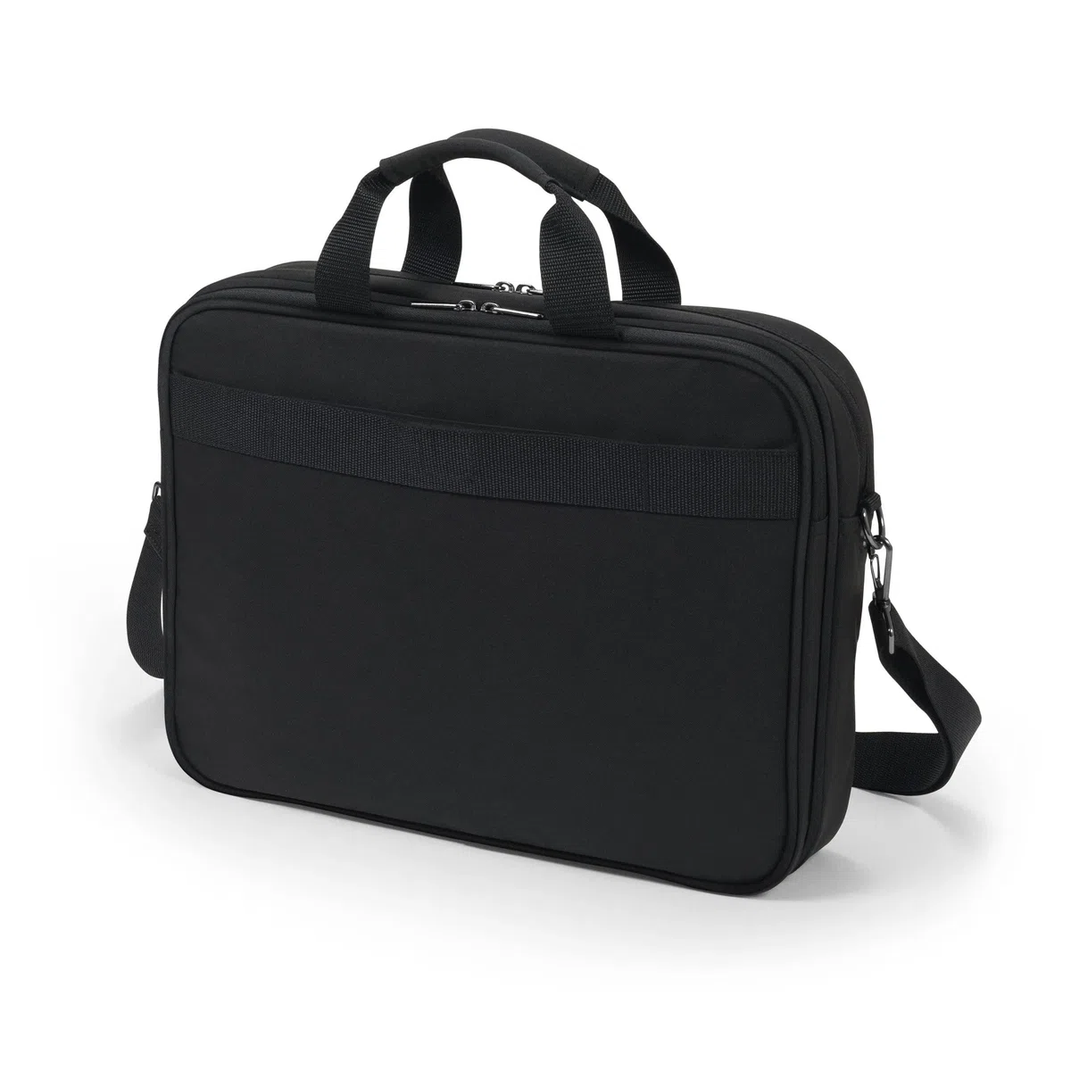 DICOTA Eco Top Traveller Base 13-14,1 - Sacoche légère pour Ordinateur Portable avec Rembourrage de Protection et Grand Espace de Rangement, Noire