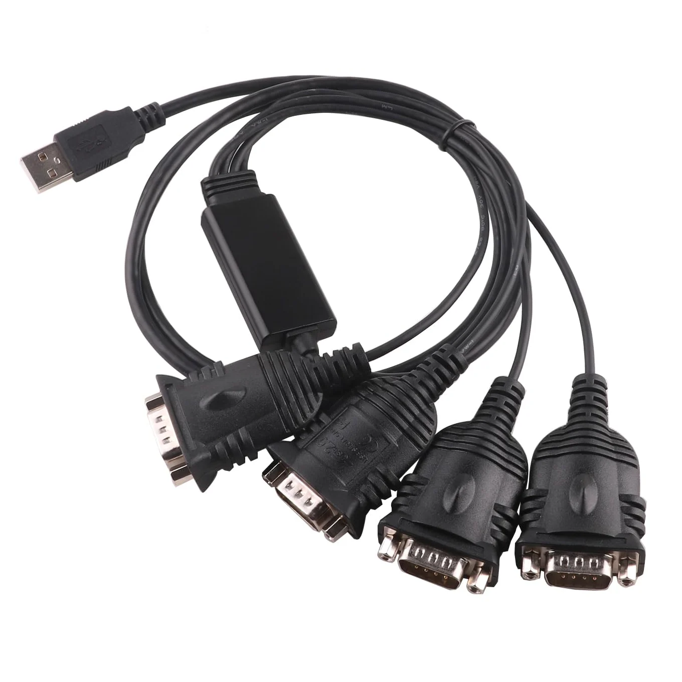 Câble adaptateur FTDI CHIP 4 ports USB vers série RS232 DB9