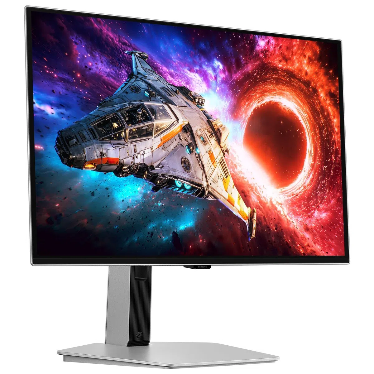 Samsung Écran Gaming Odyssey QD-OLED G80SH 27", Dalle Sans Reflets, UHD 240Hz, 0,03ms, Modulation Thermique, Écran Plat, Ajustable en Hauteur, Inclinable, Pivotable, USB-C (98 W) DP2.1, LS27HG802SUXEN