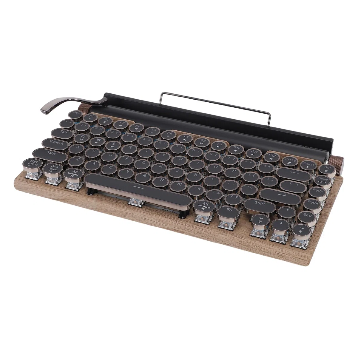 Syrisora Clavier de Machine à écrire Rétro, Mécanique sans Fil avec