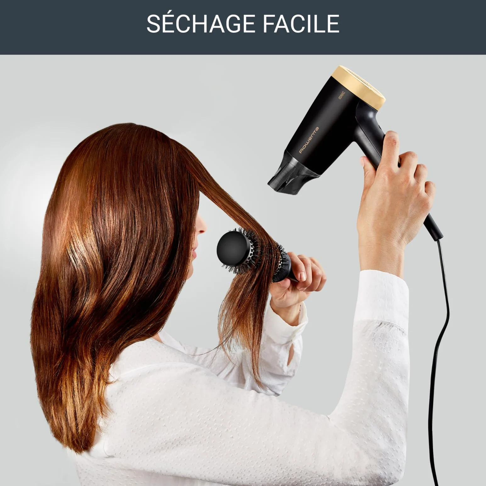 Rowenta Sèche-cheveux Express Style CV1811F0, Technologie Effiwatts, Système ionique, Compact, Léger