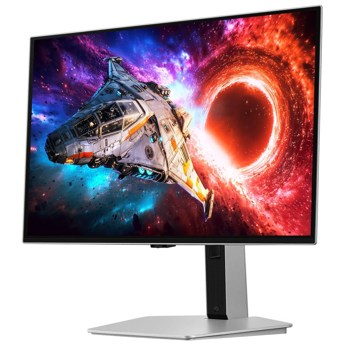 Samsung Écran Gaming Odyssey QD-OLED G80SH 27", Dalle Sans Reflets, UHD 240Hz, 0,03ms, Modulation Thermique, Écran Plat, Ajustable en Hauteur, Inclinable, Pivotable, USB-C (98 W) DP2.1, LS27HG802SUXEN