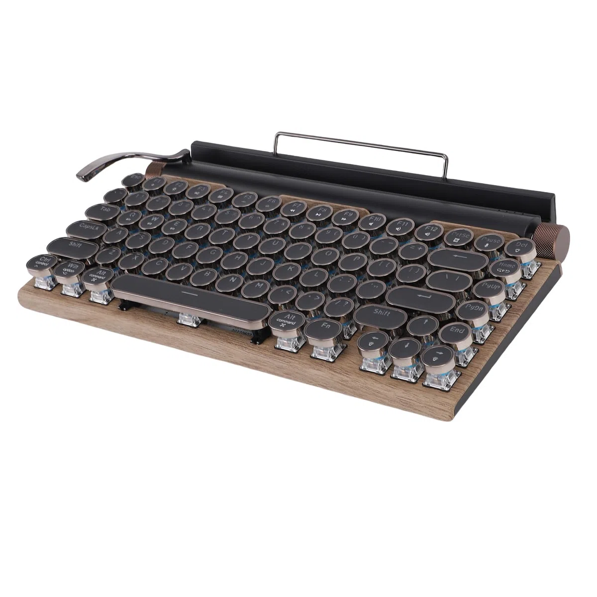 Syrisora Clavier de Machine à écrire Rétro, Mécanique sans Fil avec