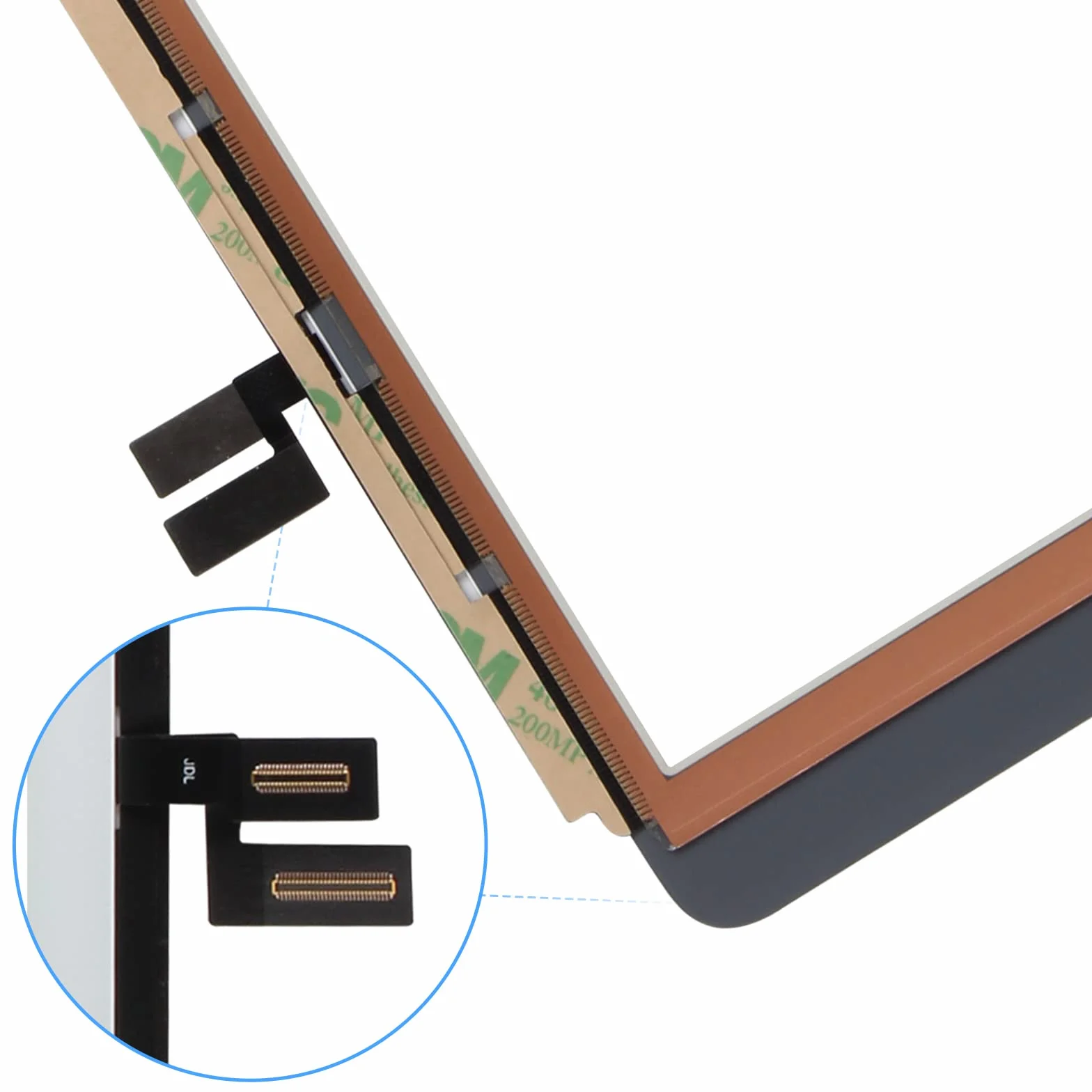 Écran Tactile de Rechange iPad 7ème 8ème Génération 10.2 Pces pour iPad 2019 2020 Digitizer A2197 A2198 A2200 A2270 A2428 A2429 A2430