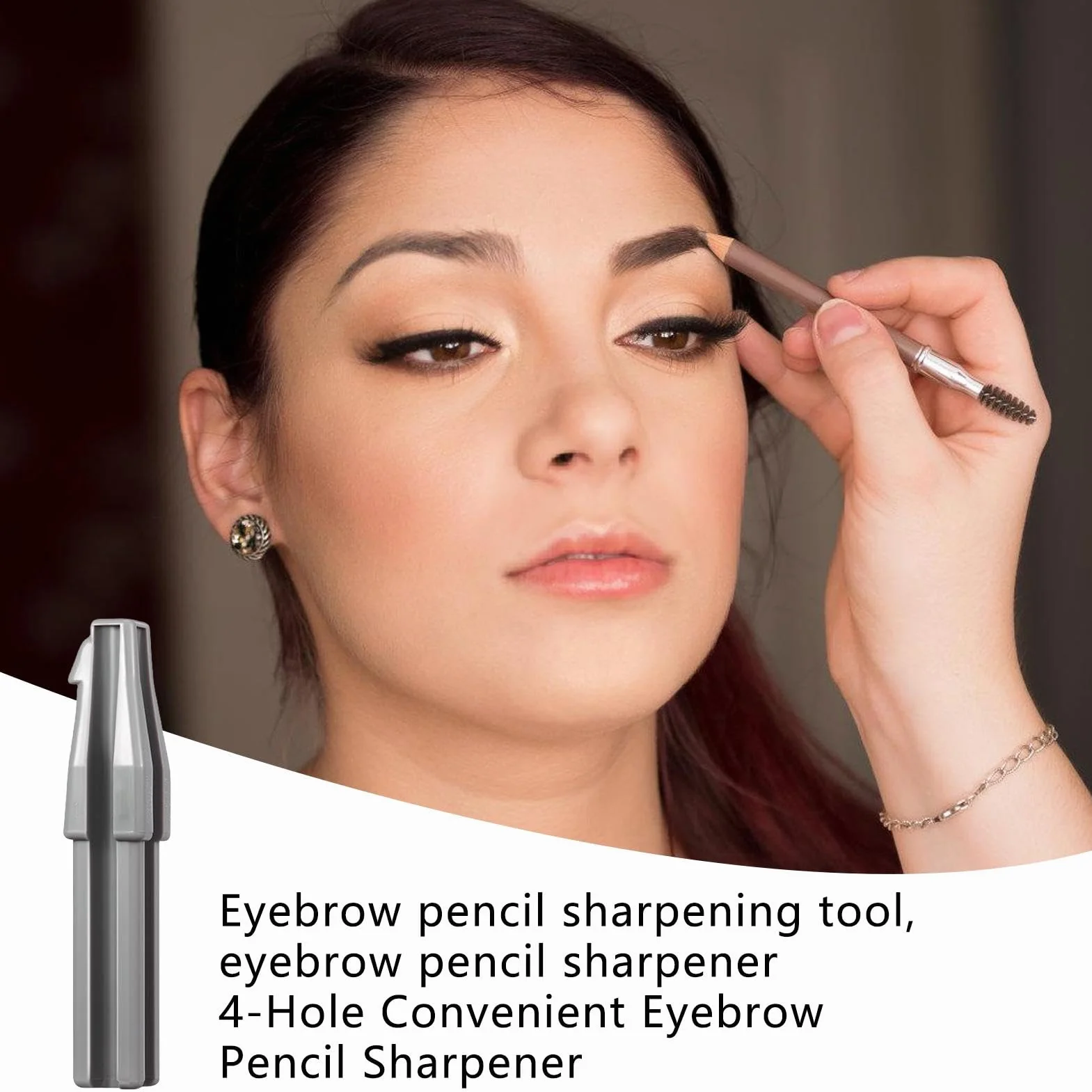Taille-crayon de maquillage pour les yeux | Crayon façonneur pour sourcils Portable