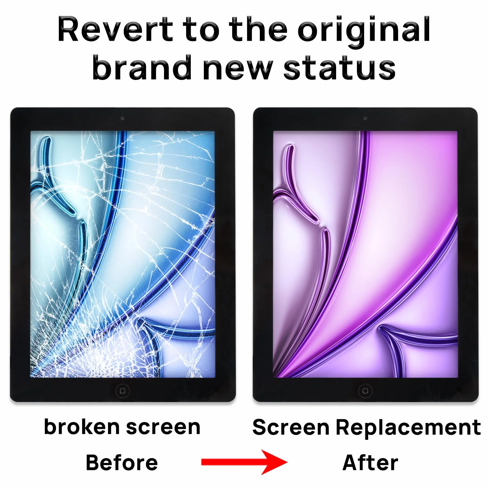 Écran tactile de rechange iPad 4 4ème génération avec bouton Home