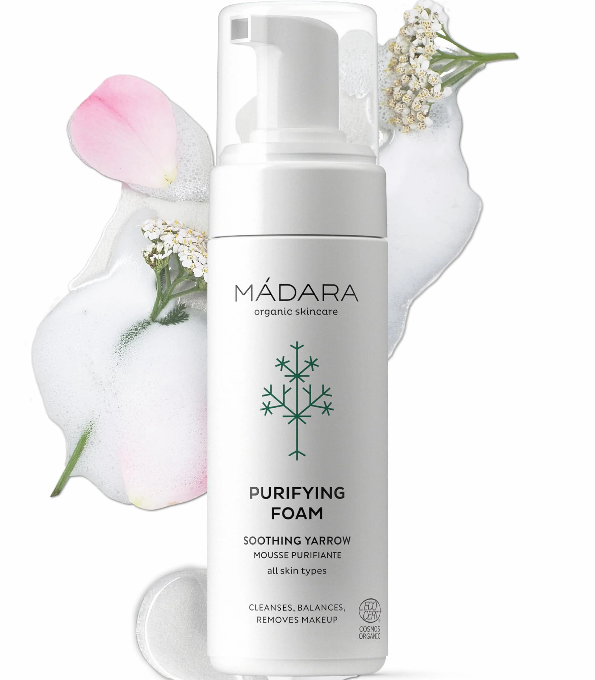 MÁDARA Organic Skincare Mousse Nettoyante Visage 150 ml Vegan Ecocert