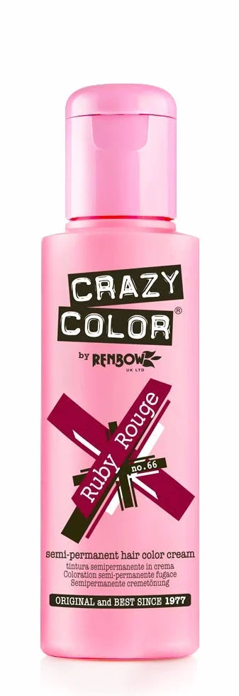 Crazy Color Semi-Permanente Ruby Rouge no.66 100 ml