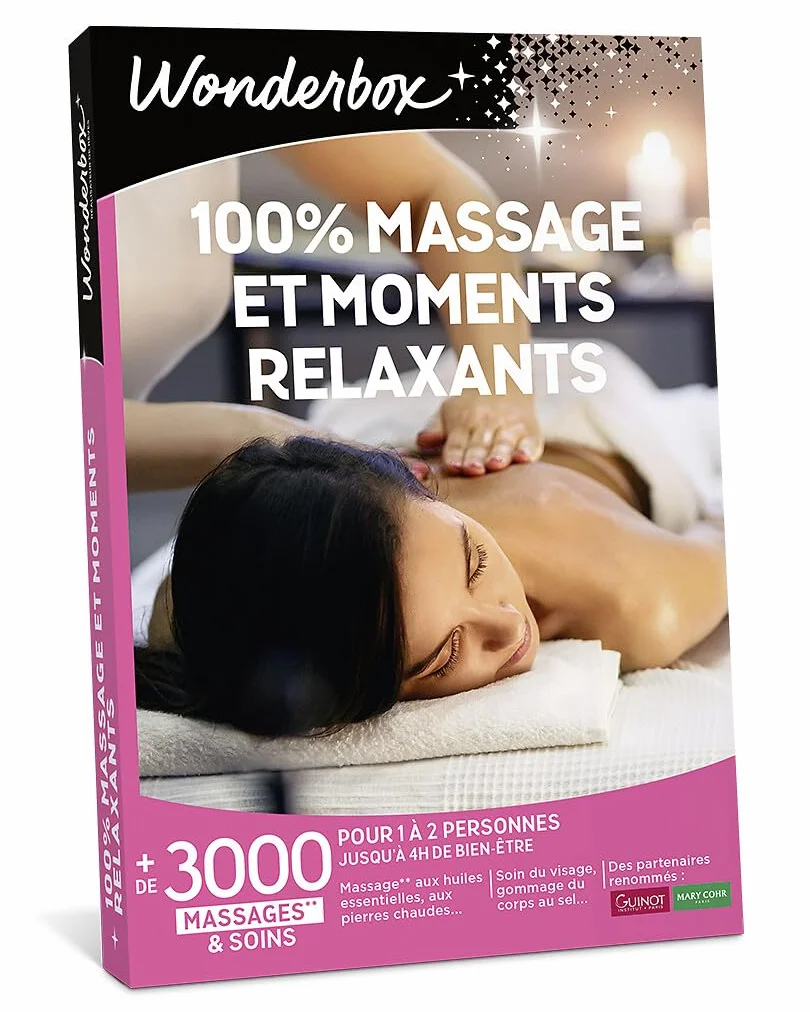 WONDERBOX Massage Et Moments Relaxants Coffret Cadeau Relaxation