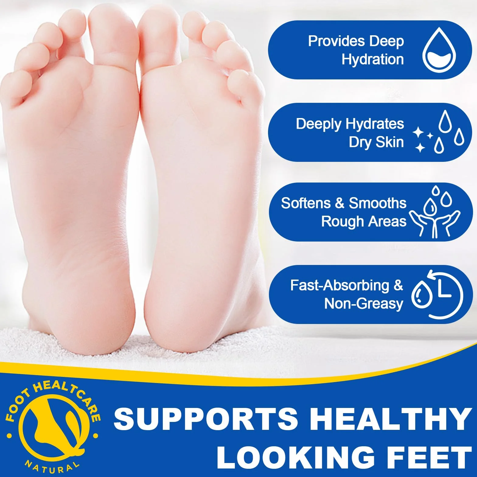 Bâton Réparateur Pieds Urée 60% Acide Salicylique 2% Soin Intensif Talons Fendillés Peau Très Sèche Stick Hydratant Absorption Rapide