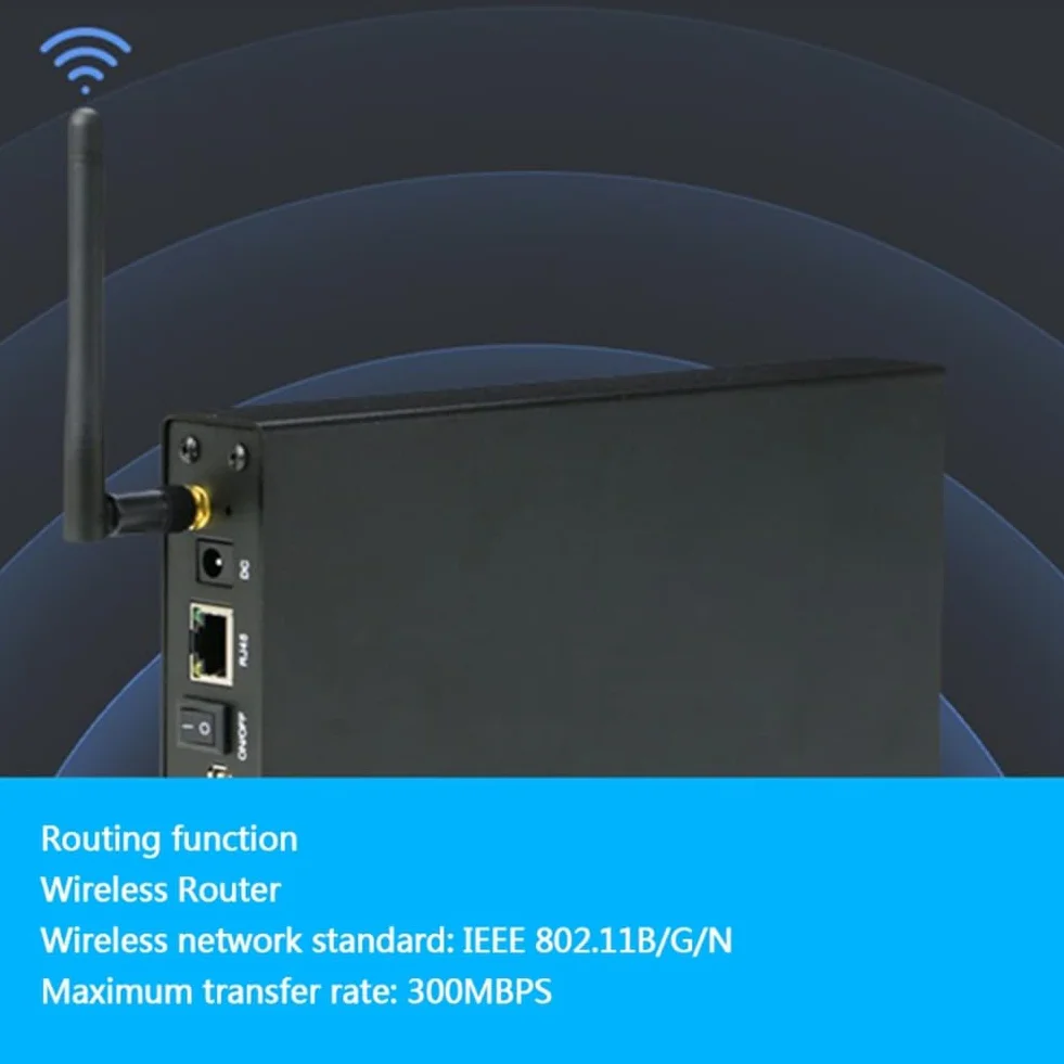 Boîtier Portable pour Disque Dur SSD 3,5 Pouces USB 3.0 RJ45 Ethernet NAS Serveur de Streaming Réseau Stockage