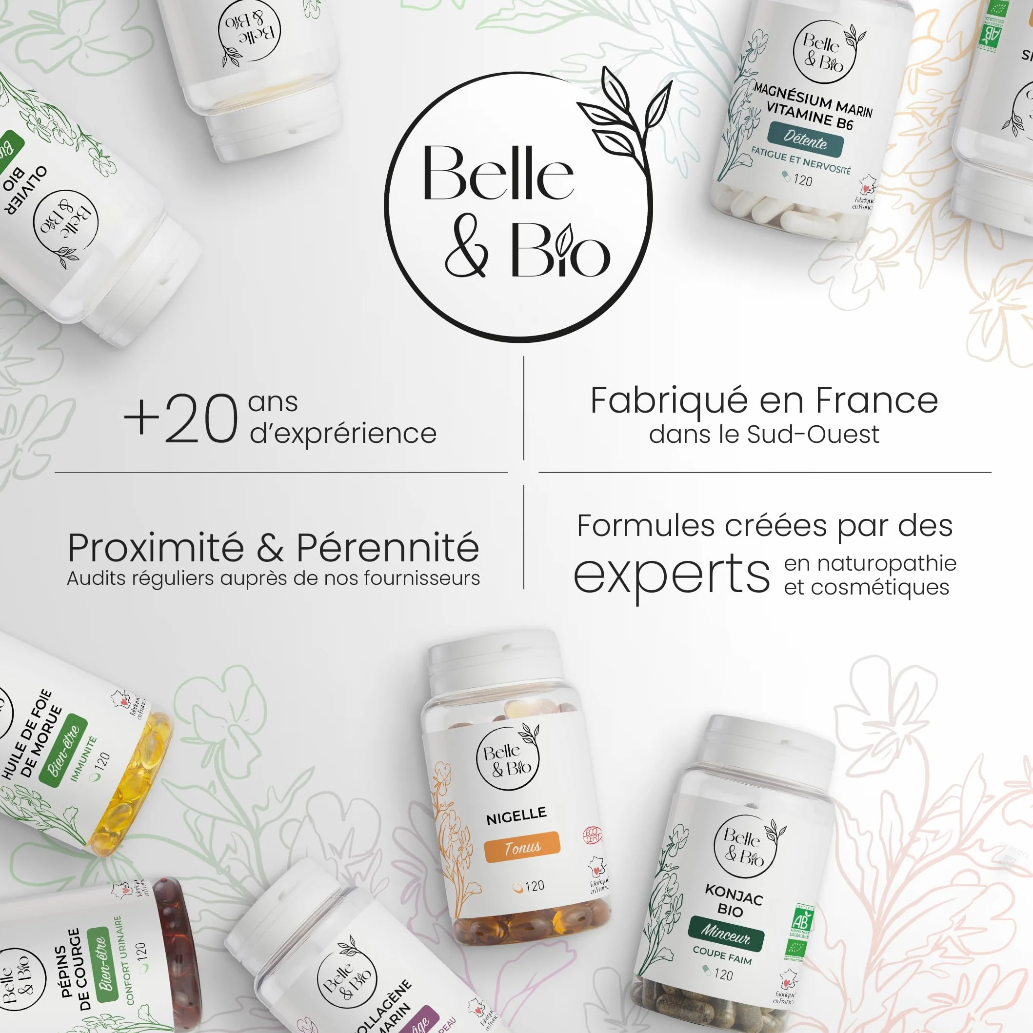 LAIT DÉMAQUILLANT BIO VISAGE BELLE&BIO 200 ml Nettoyant Hydratant Sans rinçage Toutes Peaux