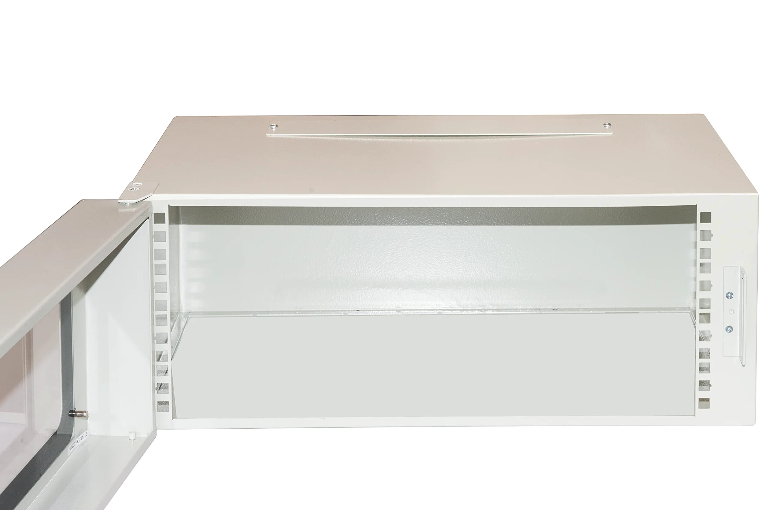 LINK Armoire Rack LK1904U30 avec Verrouillage à clé pour périphériques réseau 19 Pouces Porte en Verre emboîtement Acier Couleur Grise Taille compacte 54x36x21 cm unité 1 pièce