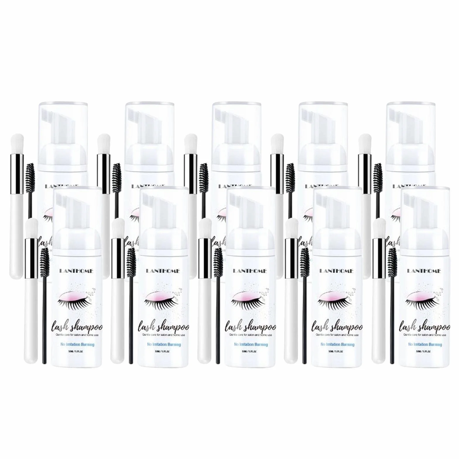 Shampoing Mousse Nettoyante Extension de Cils Nettoyant Doux Naturel