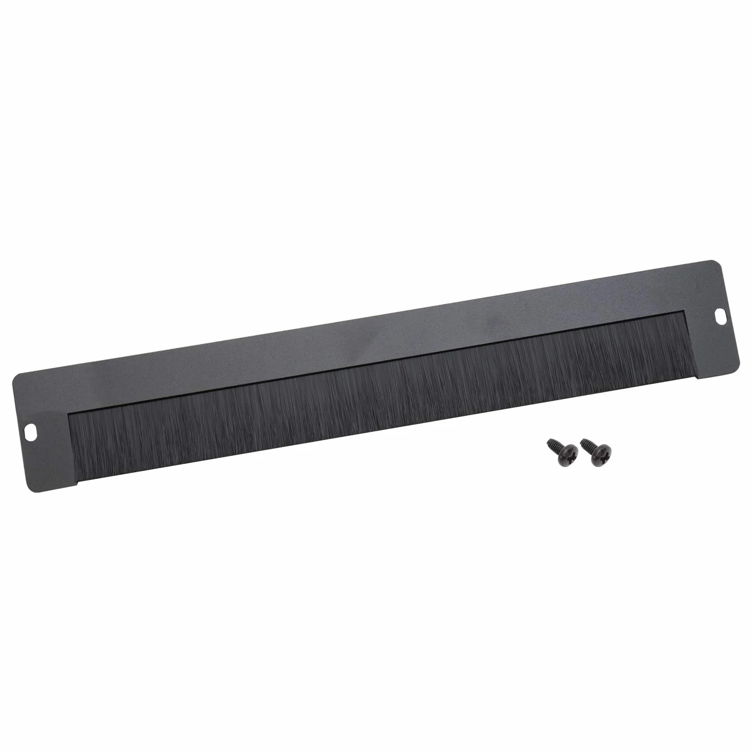 Passe-câbles avec Brosse pour Armoire Serveur 19 Pouces HMF 66429-02 Noir