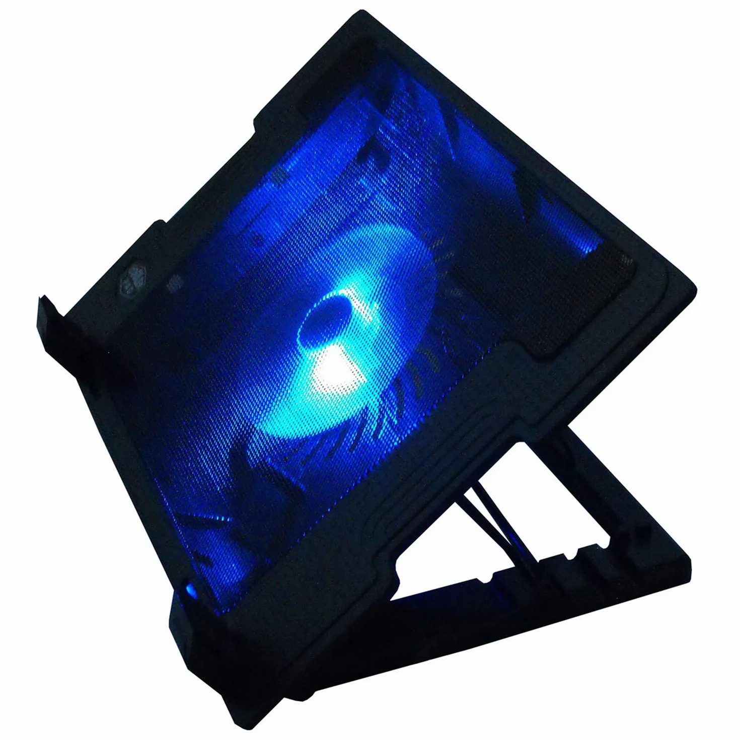 AABCOOLING NC20 Refroidisseur PC Portable 125mm Ventilateur Inclinaison Réglable Rétroéclairage Bleu Support jusqu'à 15,6 Pouces
