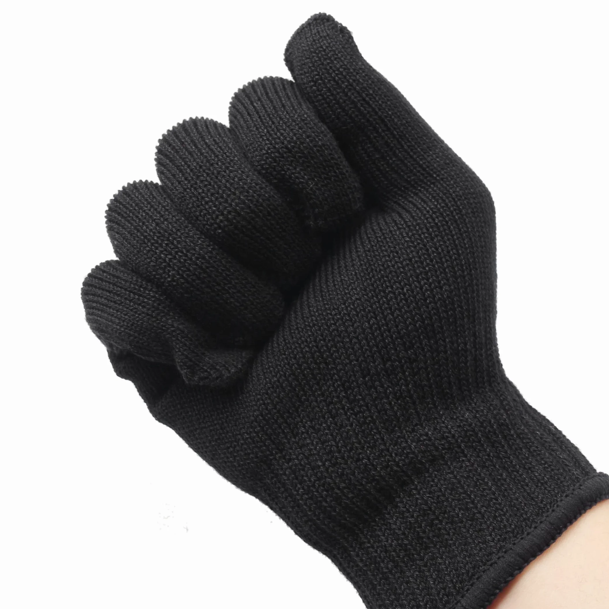 Yoosso Lot de 2 gants résistants à la chaleur, protection fer à friser, outil capillaire noir