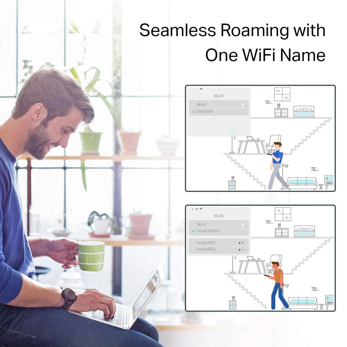 TP-Link Système WiFi Deco Whole Home Mesh