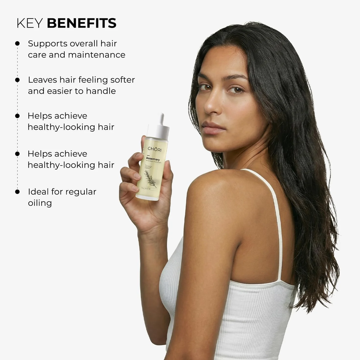 Rosemary Mint & Biotin Fortifying Hair Oil for Hair Growth & Scalp 59 ml
