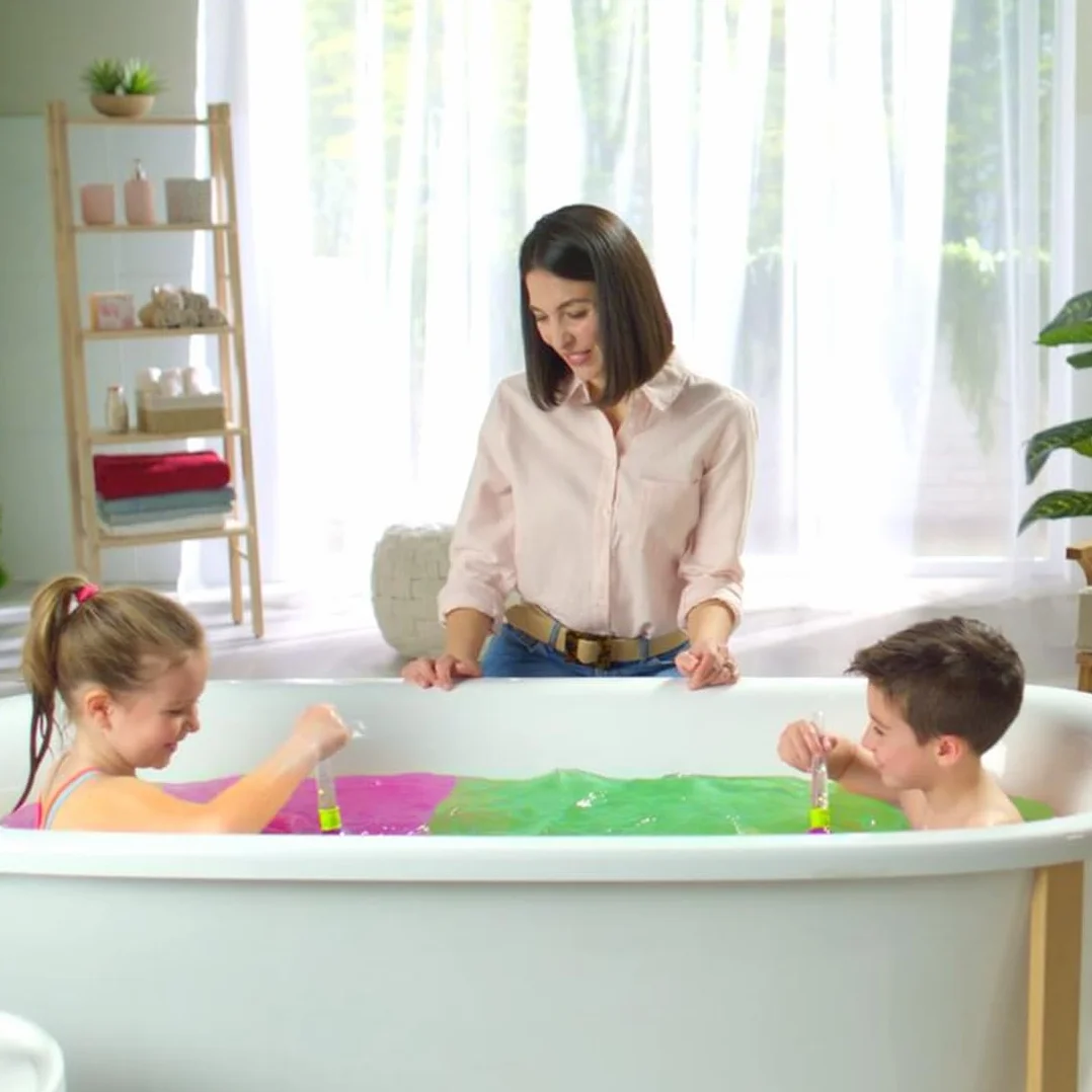 ZIMPLI Baff Bombz Magic Brush 4 Bombes de Bain Baguette Magique