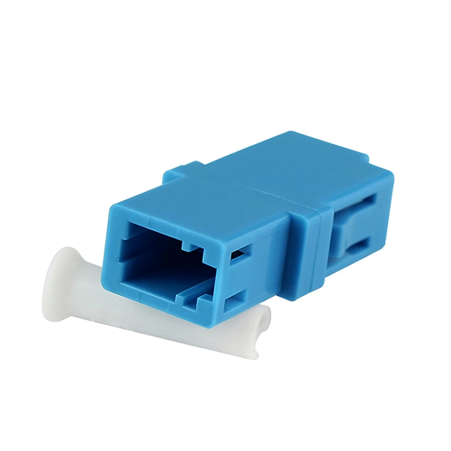Accessoires de Fibre Optique 25 pcs LC UPC Adaptateur Quad à Fibre Optique LC Coupleur à Fibres optiques/Atténuateur Fibre Blanche DE Fibre Quad 4 Ports CONNECTEUR DE Fibre Connecteur