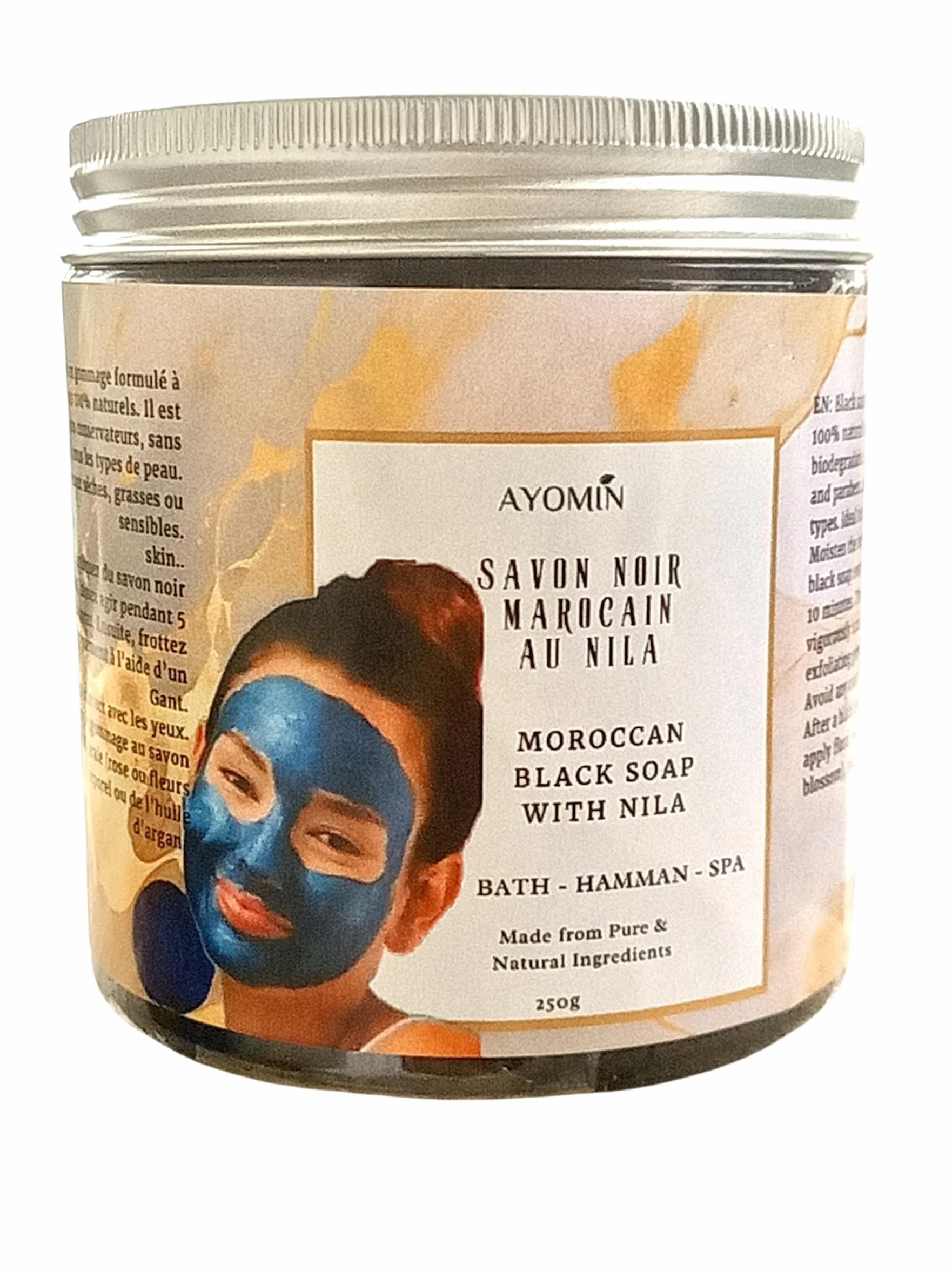 Savon Noir du Maroc au Nila Gommage 100% Naturel Intense