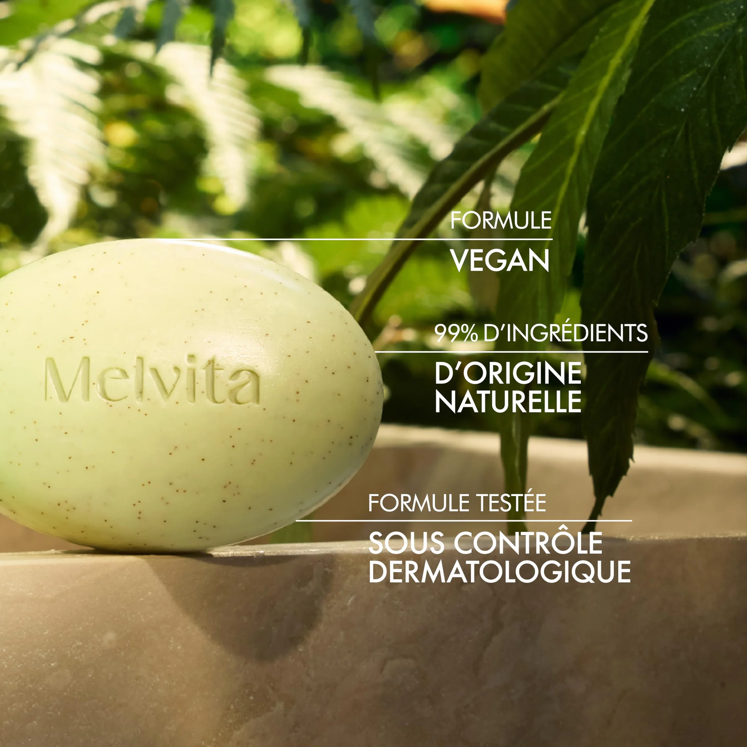 Melvita Savon Exfoliant Lissant Or Végétal 125 g