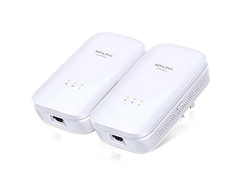 TP-Link TL-PA8010 KIT CPL 1200 Mbps avec 1 Port Ethernet Gigabit, Kit de 2 - Solution idéale pour profiter du service Multi-TV à la maison Blanc