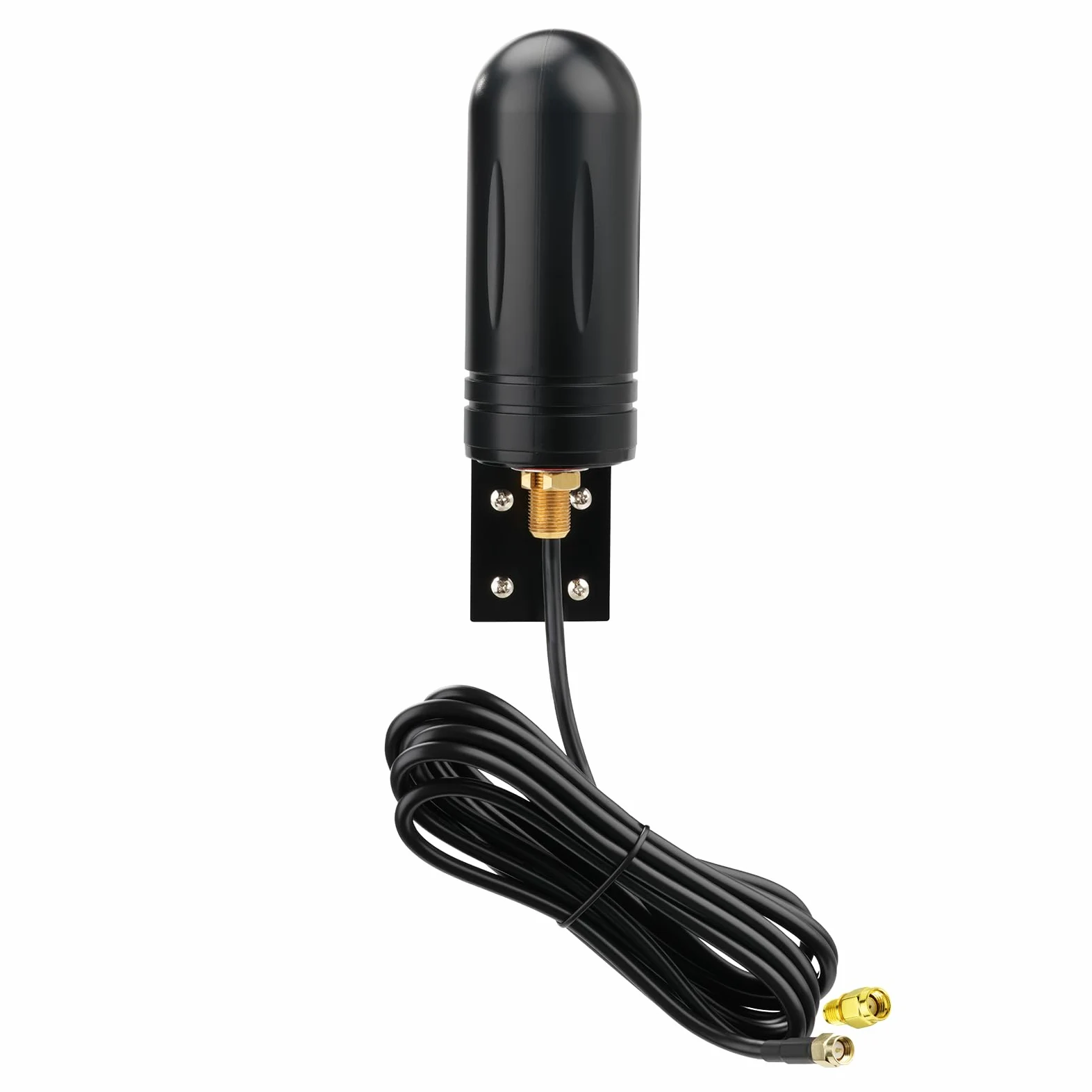 Bingfu Antenne SMA 5G 4G 600-6000 MHz SMA à montage mural extérieur Antennes cellulaires LTE 7 dBi avec câble RG58 de 3 m compatible avec Trail Hunting Wildlife Game Cam Router Gateways Caméra de