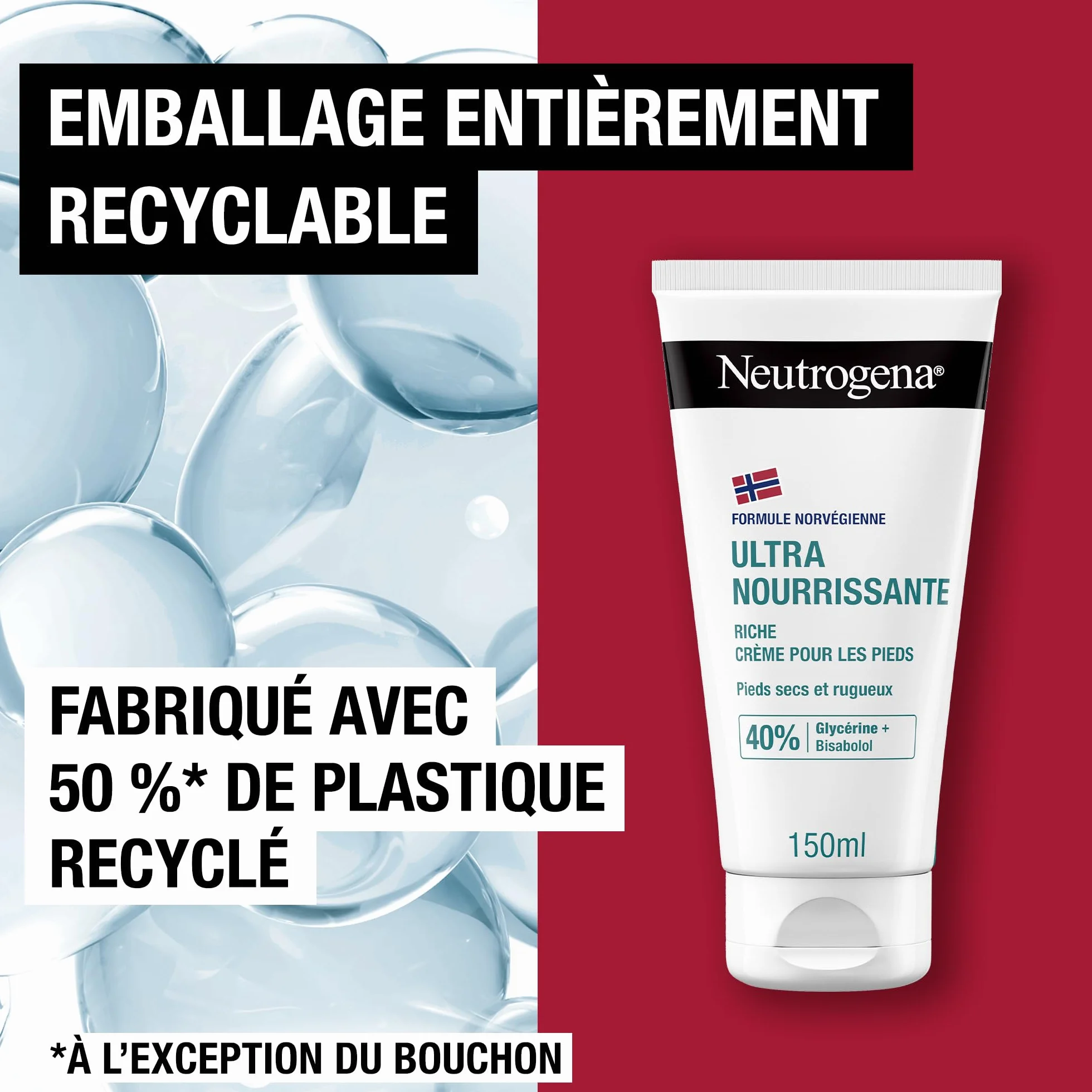 Neutrogena Crème Pieds Nutrition Intense Formule Norvégienne 150 ml