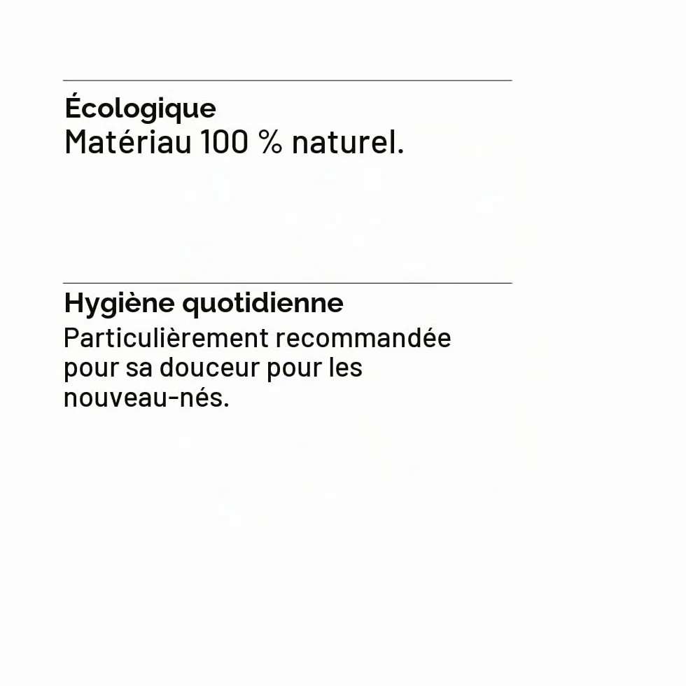 Jané Éponge Naturelle pour Bébé, Lot de 2, Douce et Absorbante