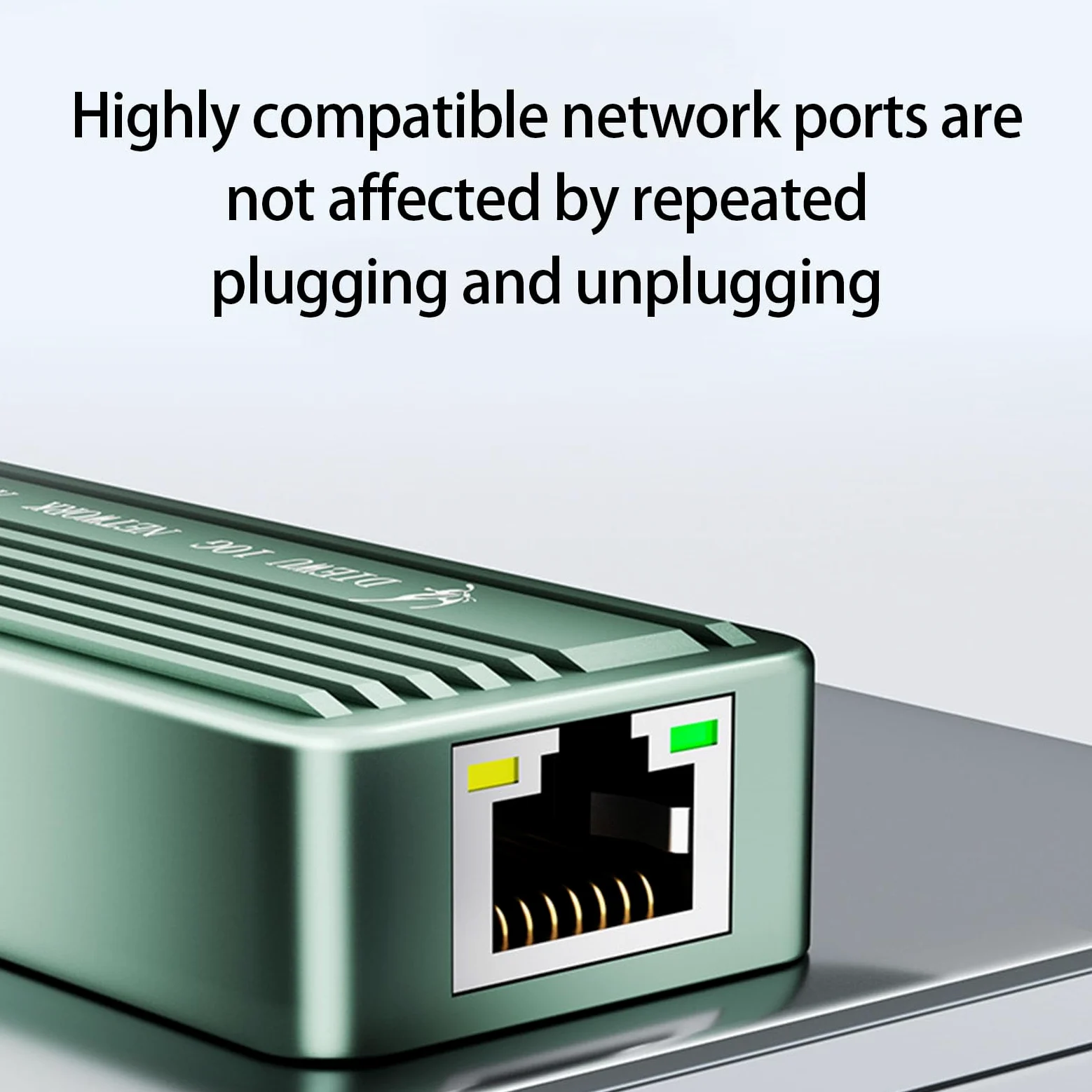 Adaptateur USB C vers RJ45 Ethernet 1 Gbit/s Port Gigabit en aluminium Transfert de données rapide pour ordinateur portable PC Adaptateur Ethernet en alliage d'aluminium
