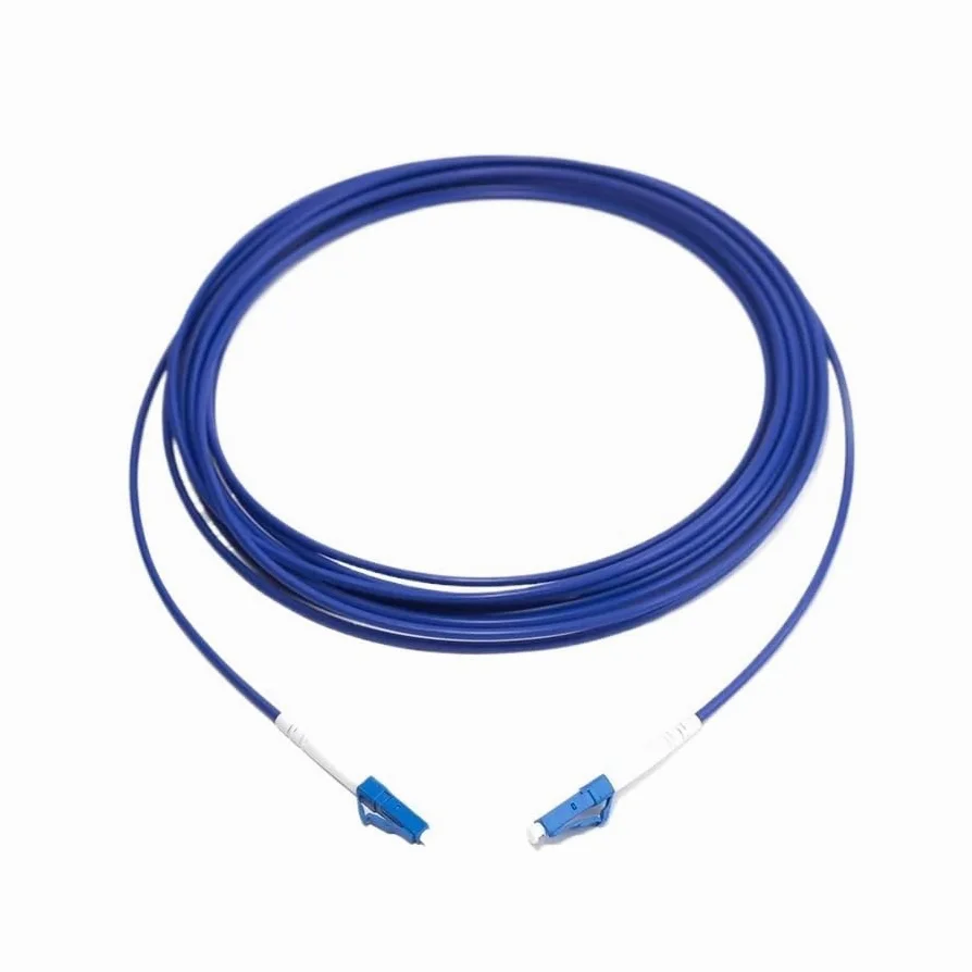 Câble à fibre optique blindé, FTTH, SC, LC, monomode, 1 conducteur, 2 conducteurs, 60 m-120 m(LC 1-core 70m)