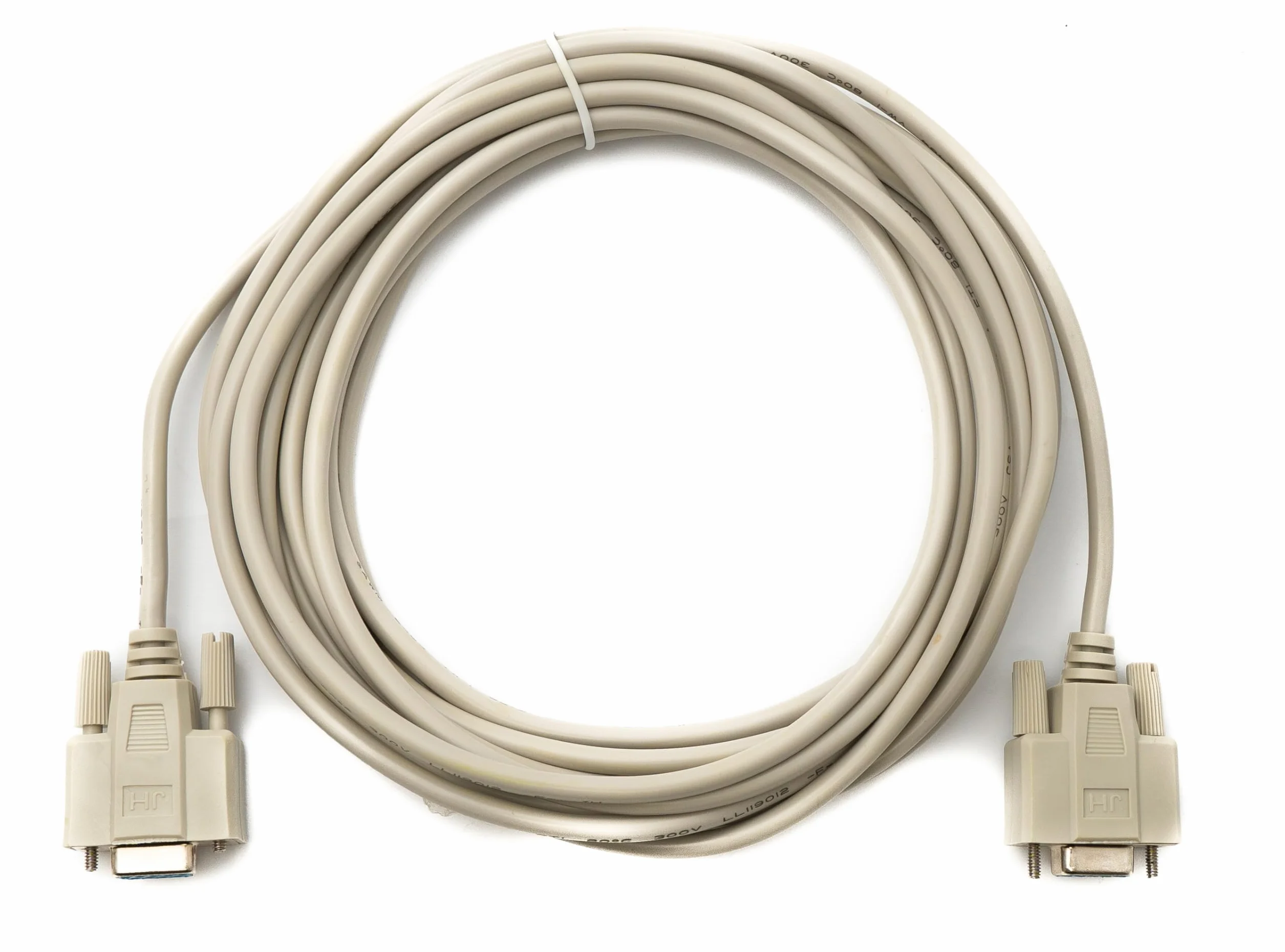 Câble RS232 DB9 5 m 9 broches femelle vers femelle Adaptateur Gris