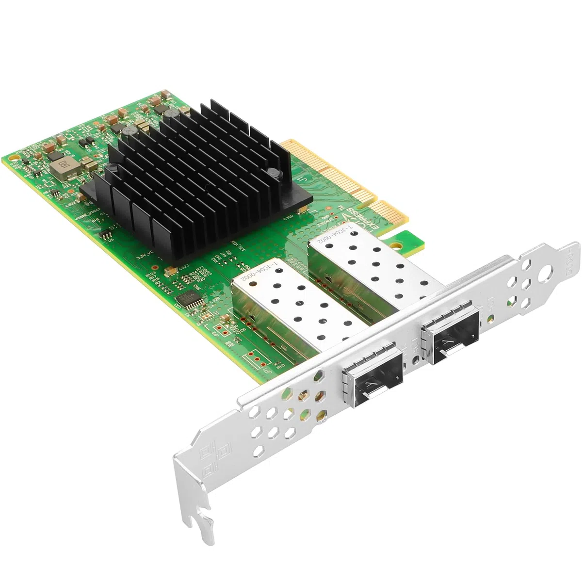 PCIe Ethernet Network Card for Mellanox MCX4121A-ACAT ConnectX4 LX Chipset PCIe 3.0 X8 25Gb Dual Port SFP28 LAN Card Support Windows Server/Windows/Linux/VMware/ESX