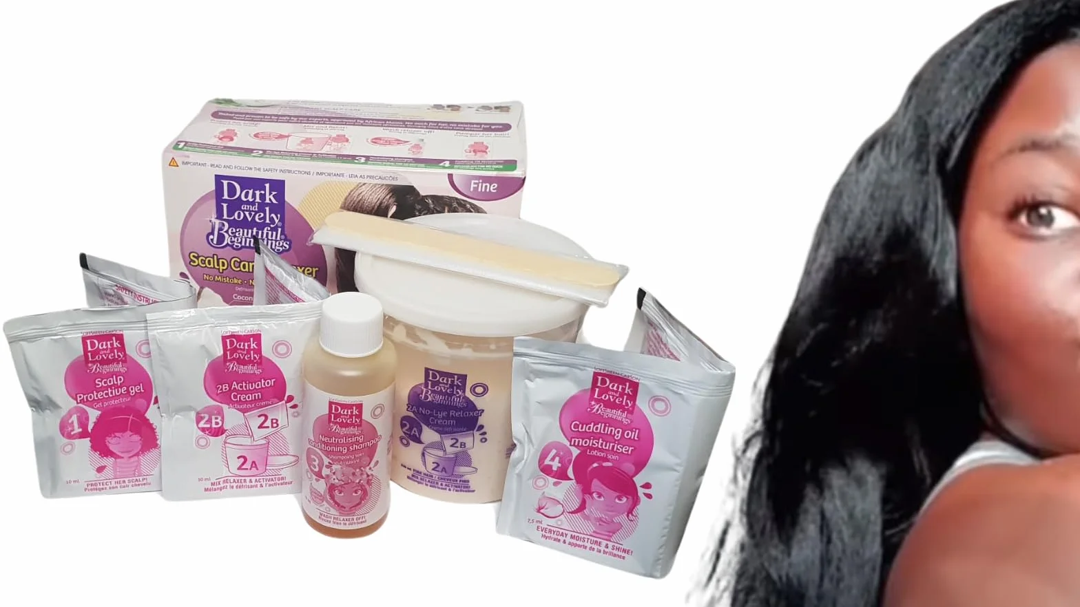 Dark & Lovely Débuts Magnifiques Soin Cuir Chevelu Relaxant Noix de Coco Aloe Vera