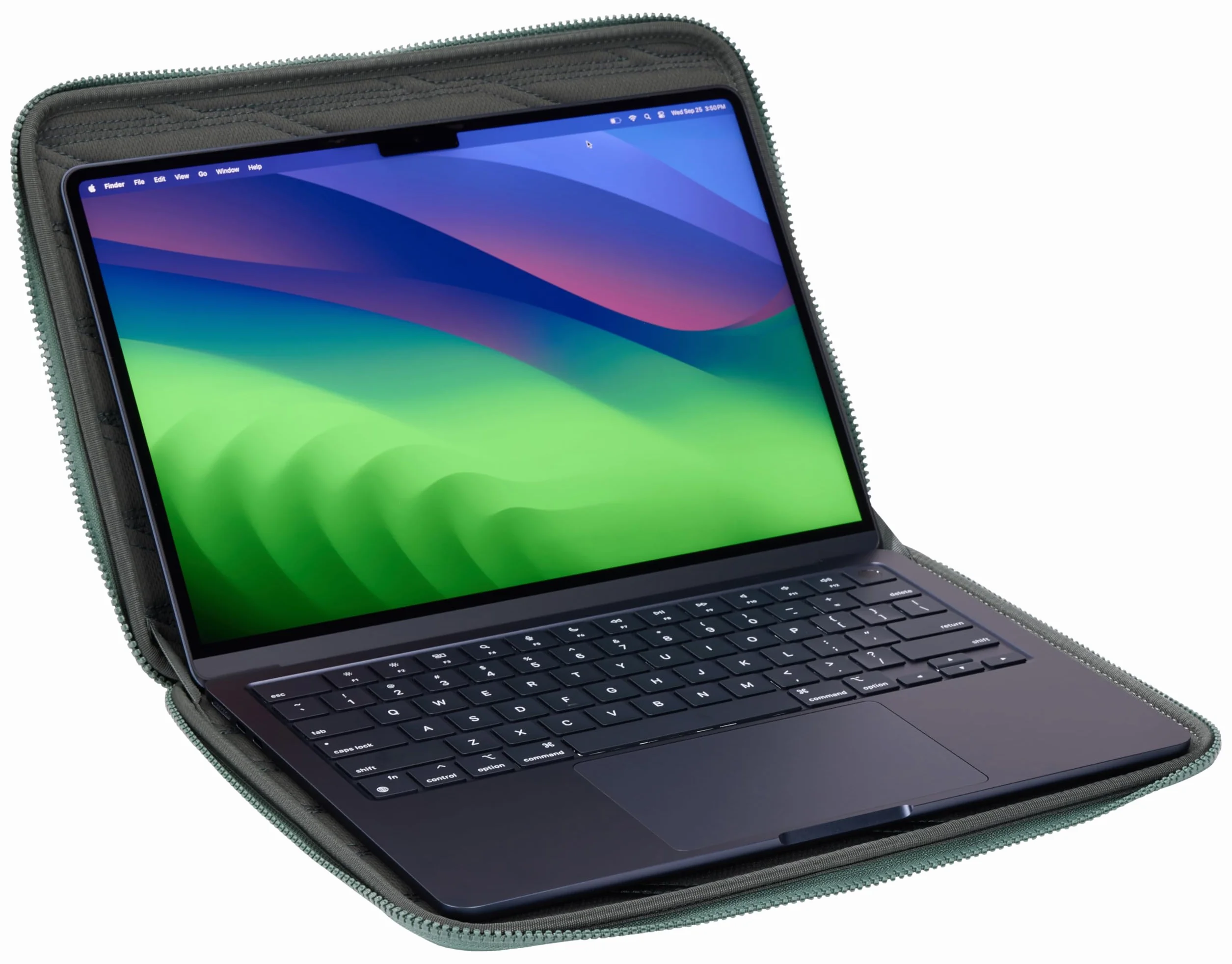 Thule Gauntlet Sleeve Housse de protection extérieure rigide avec intérieur rembourré compatible avec MacBook 14", pour éviter les rayures et les dommages, utilisation directement dans la housse