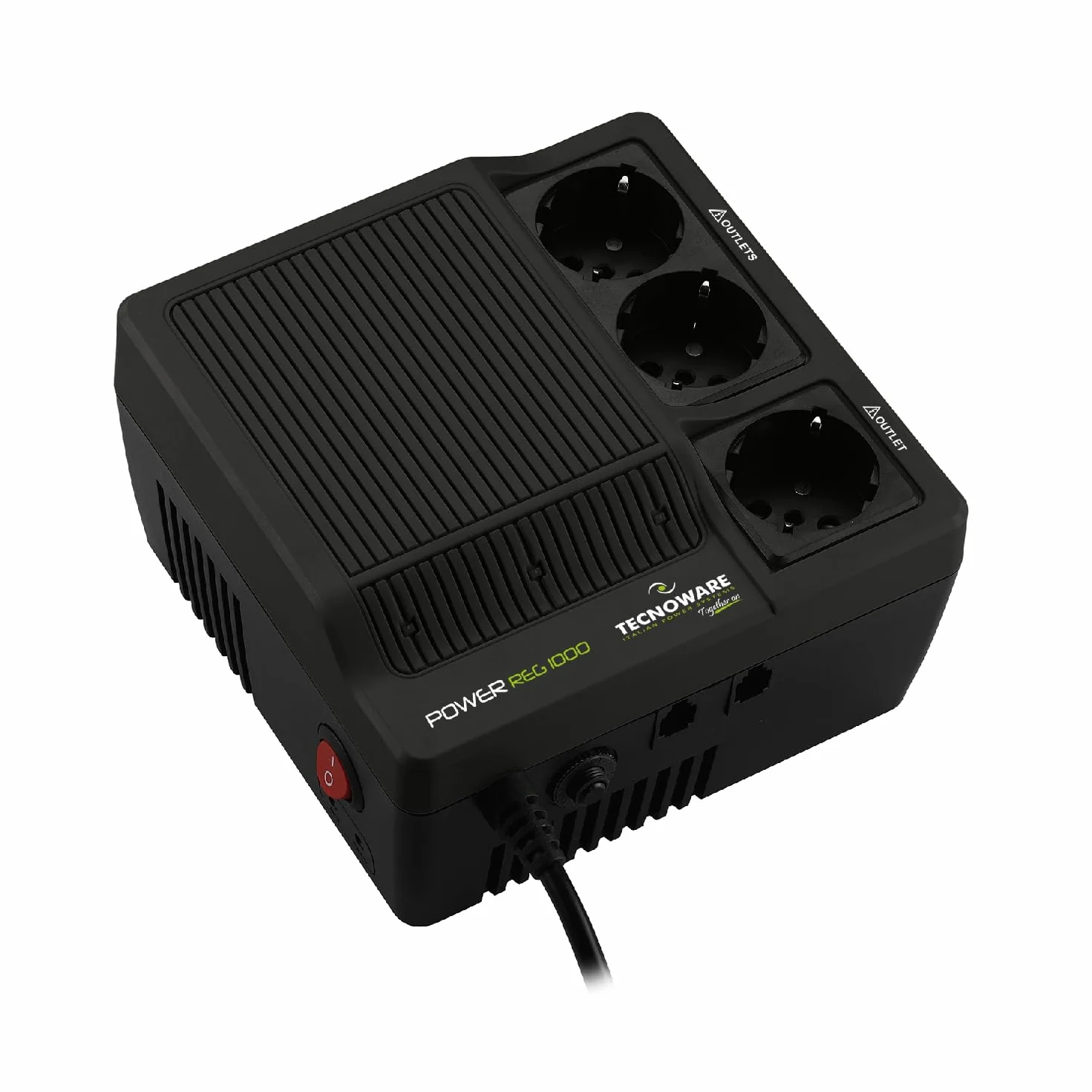 Tecnoware Stabilisateur de Tension 1000VA pour modem routeur PC
