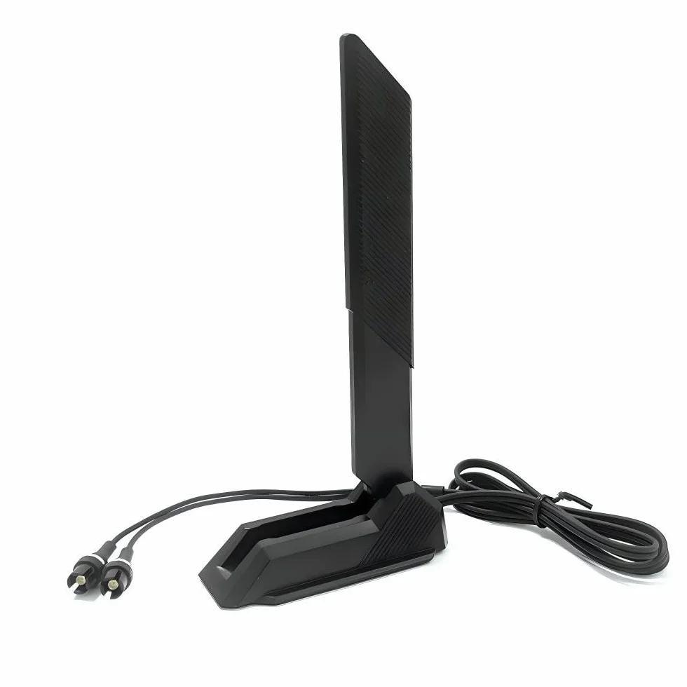 Antenne WiFi 7 pour Gigabyte X870 X870E Z890 Z890I Z890M B550M B850 | B650E B850I B850M B860 B860M W790 TRX50 AI TOPe Carte mère WiFi 7 tri bandes 12 dBi Bluetooth 5.4, base magnétique