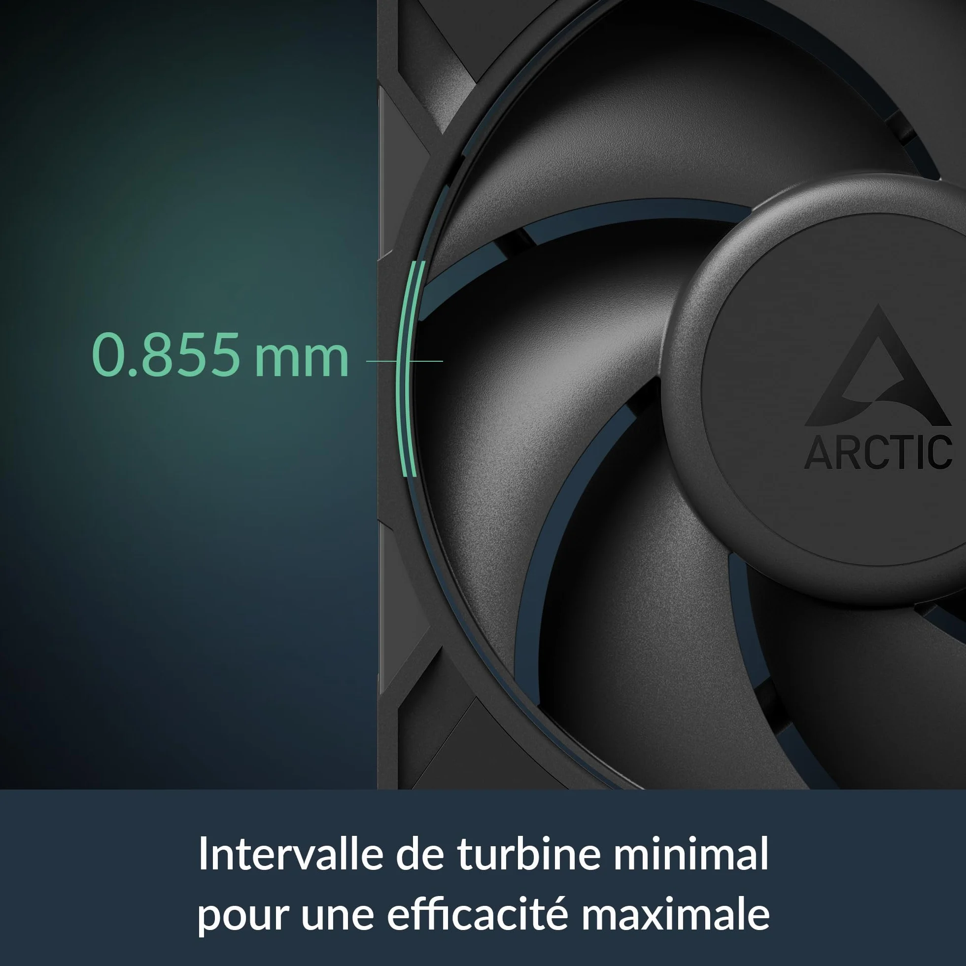 ARCTIC P12 Pro PST Ventilateur PWM 120 mm 600-3000 rpm Noir