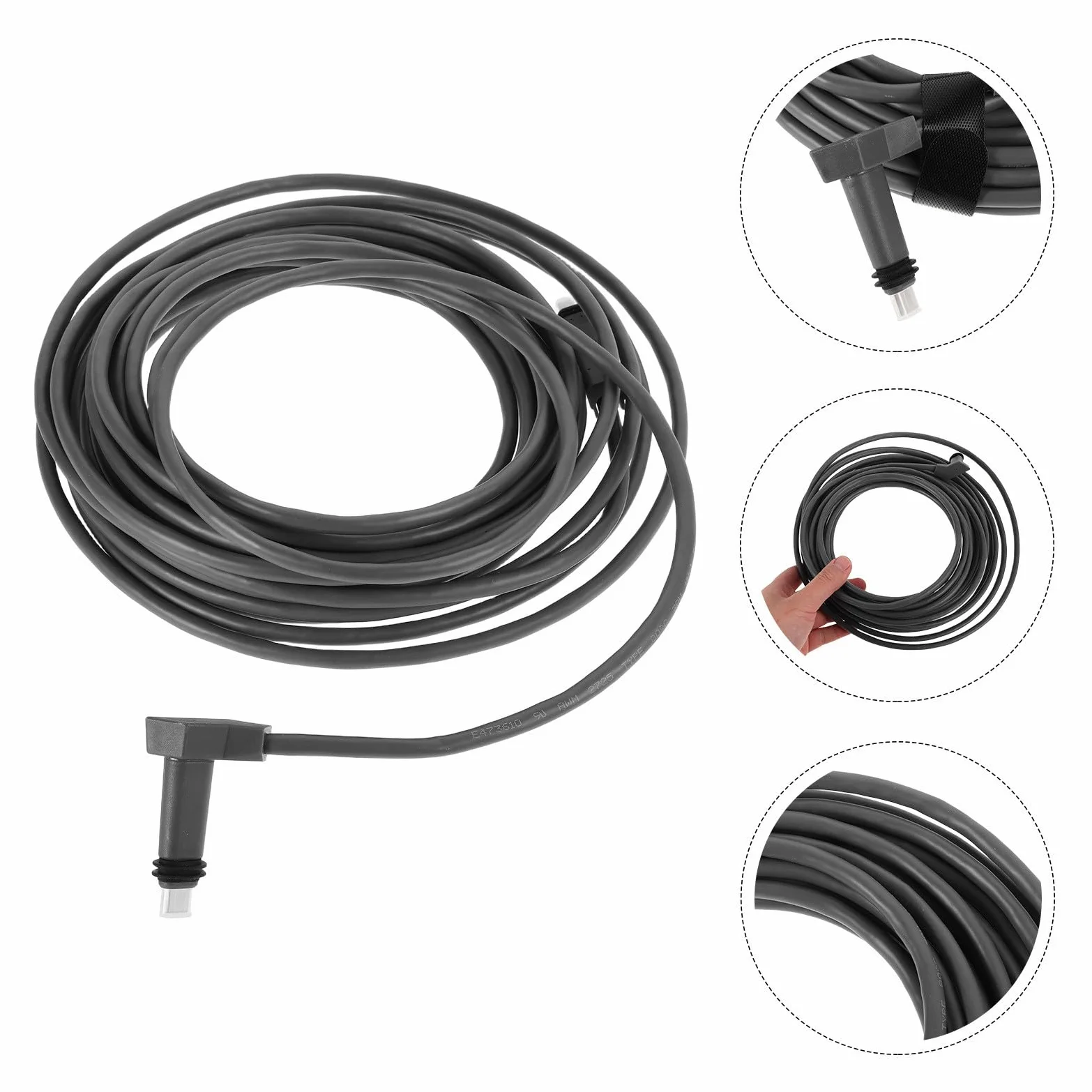 Kit de Rallonge pour Câble Réseau Cat 6 en Cuivre sans Gaine Pvc, Stable et Utilisation Facile pour Équipement de Communication Bureau la Maison
