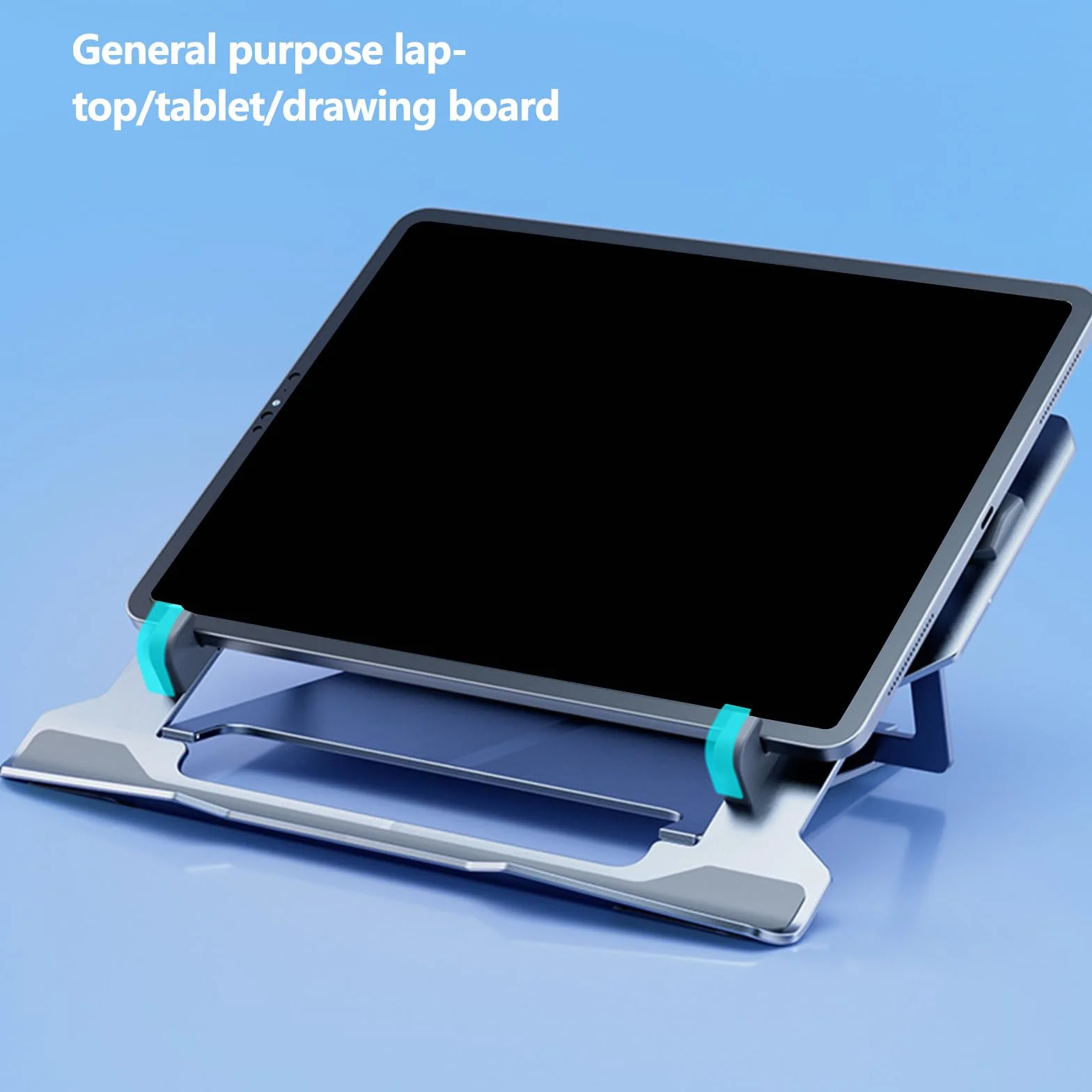 Support ordinateur portable réglable en hauteur aluminium ergonomique réduction bruit